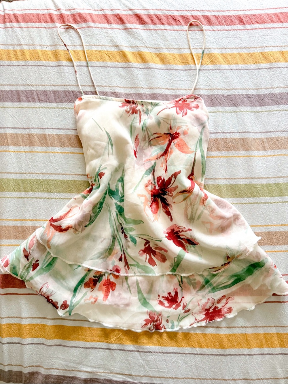 Floral Spaghetti-Strap Women’s Top